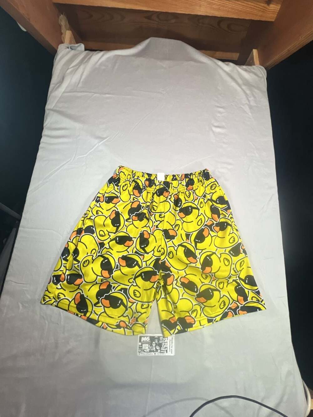 Unbranded Rubber Duck Print Athletic Shorts Size M